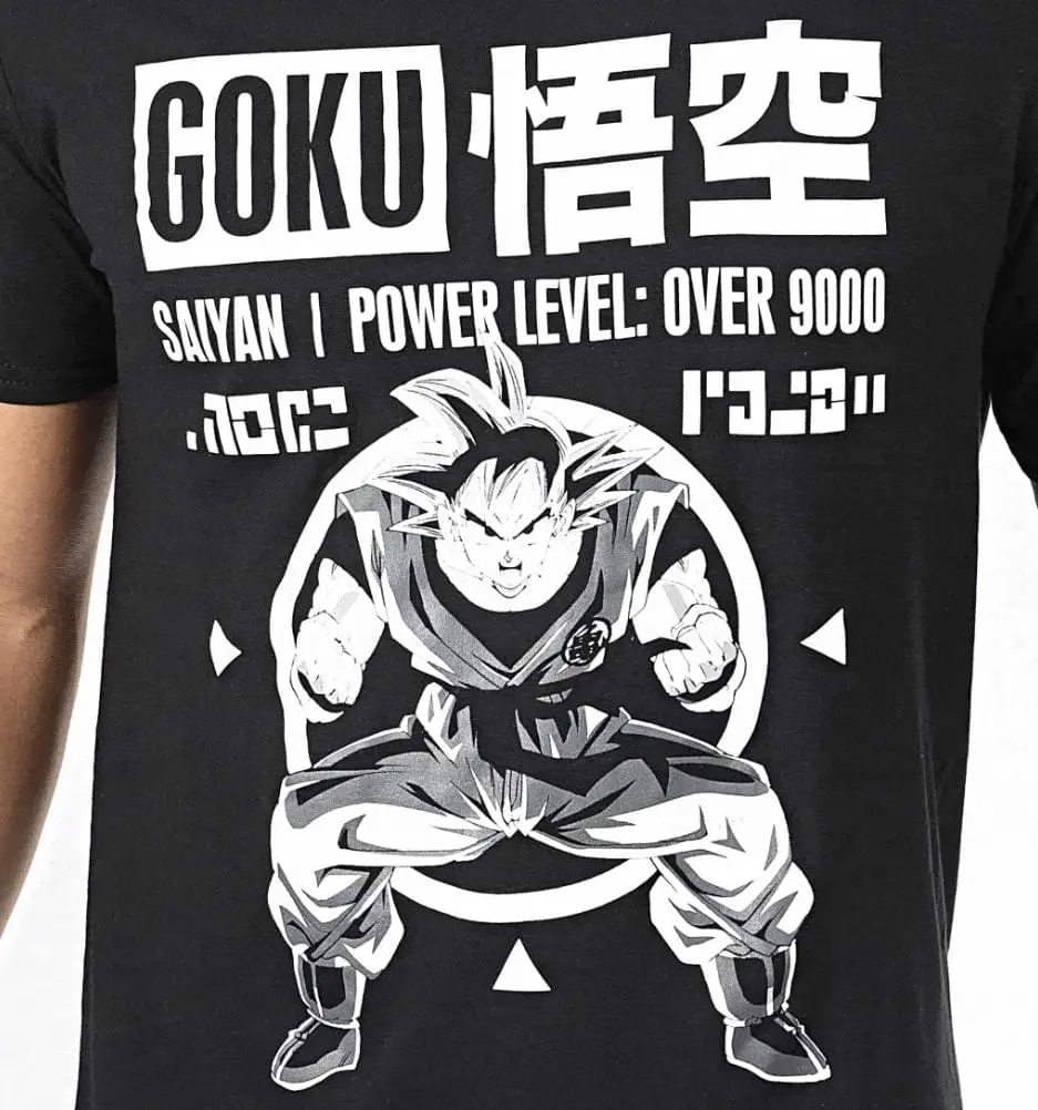 Bioworld Dragon Ball Z Goku Power Level Adult T-Shirt | XXX-Large 2 Bioworld Dragon Ball Z Goku Power Level Adult T-Shirt | XXX-Large - Image 2