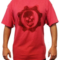 Bioworld Gears Of War Logo Red Men's T-Shirt