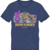 Bioworld Five Nights At Freddys "Freddy Fazbear's Pizza" Blue Men's T-Shirt