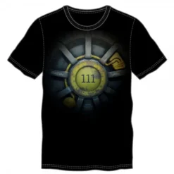 Bioworld Fallout Vault 111 Men's Black T-Shirt