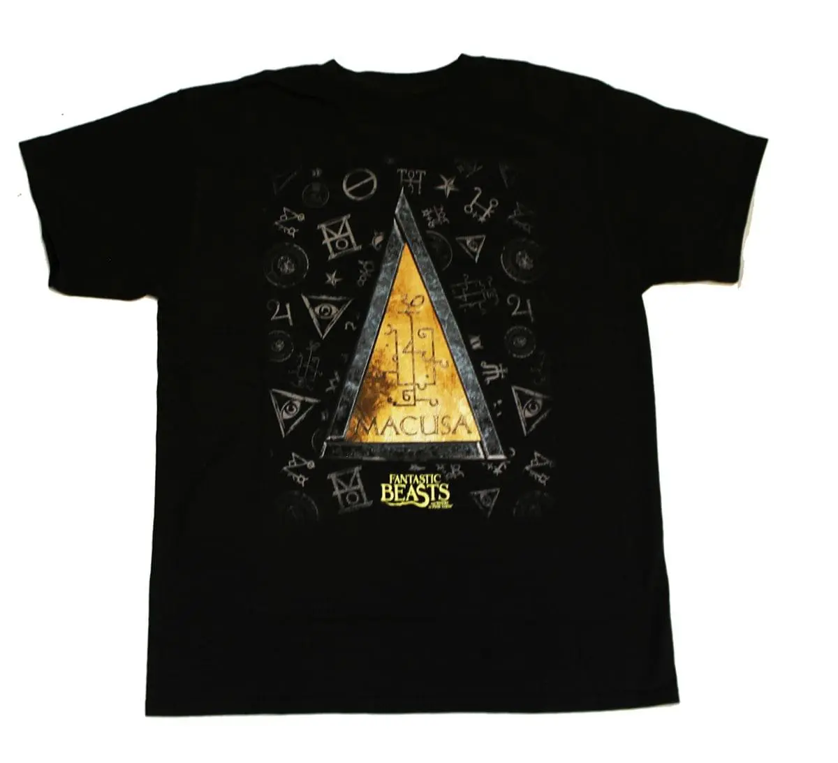 Bioworld Fantastic Beasts Youth Black MACUSA T-Shirt 1 Bioworld Fantastic Beasts Youth Black MACUSA T-Shirt