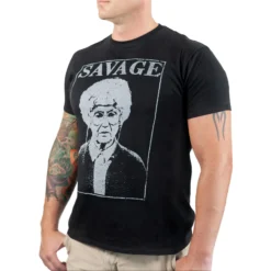 Bioworld Golden Girls Sophia "Savage" Adult T-Shirt | Black