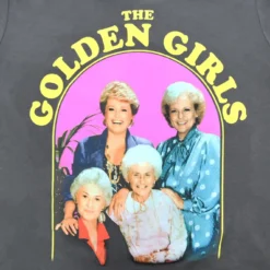 Bioworld Golden Girls Group Shot Vintage T-Shirt | Charcoal Grey Shirt Featuring The Cast 16 Bioworld Golden Girls Group Shot Vintage T-Shirt | Charcoal Grey Shirt Featuring The Cast -Hoodies Sales BIW TS8A00GDG PD