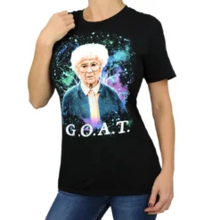 Bioworld The Golden Girls Exclusive Sophia G.O.A.T Graphic Black T-Shirt -Hoodies Sales BIW TS8A02GDG PC