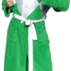 Costume Agent Power Rangers Adult Costume Robe, Green