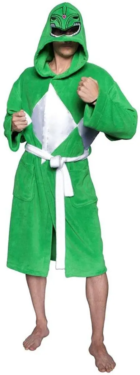 Costume Agent Power Rangers Adult Costume Robe, Green 1 Costume Agent Power Rangers Adult Costume Robe, Green