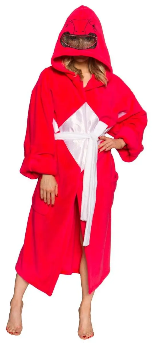 Costume Agent Power Rangers Adult Costume Robe, Red 1 Costume Agent Power Rangers Adult Costume Robe, Red