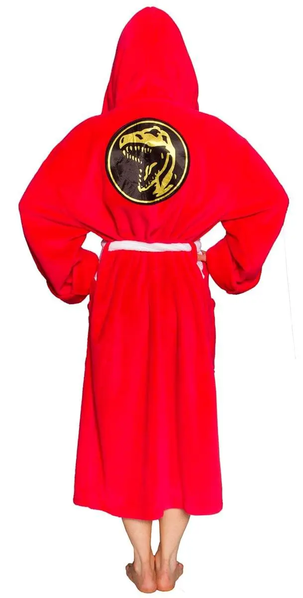Costume Agent Power Rangers Adult Costume Robe, Red 2 Costume Agent Power Rangers Adult Costume Robe, Red - Image 2