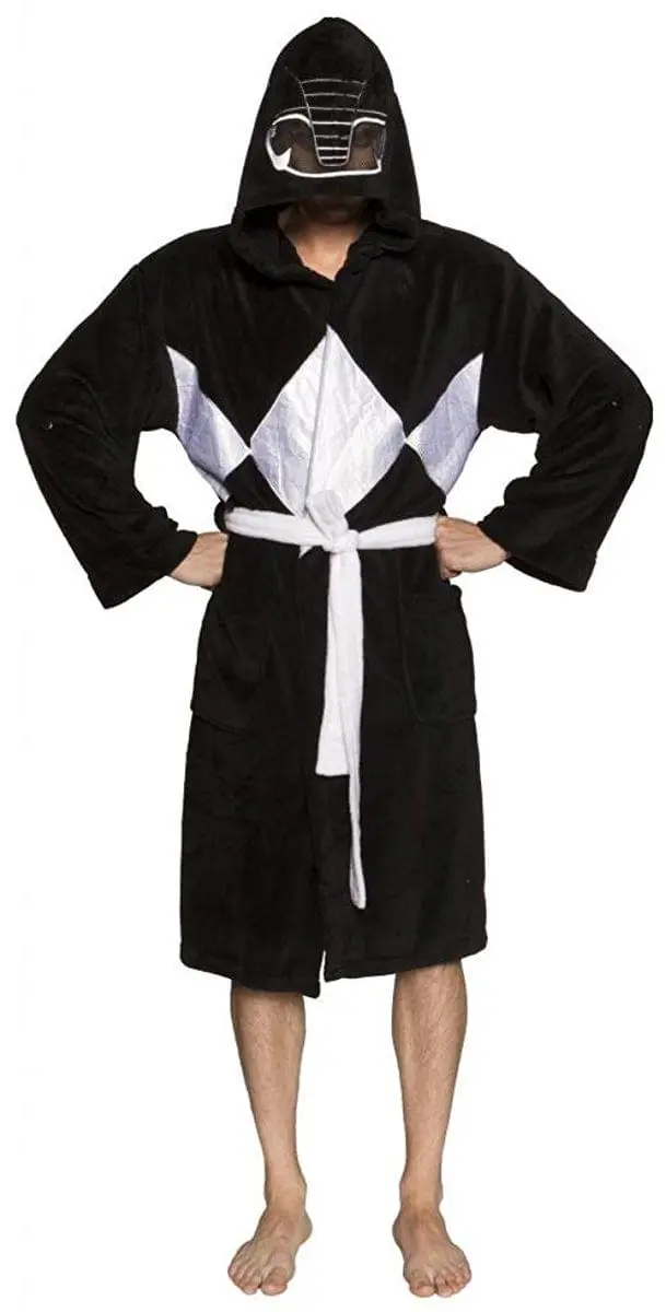 Costume Agent Power Rangers Adult Costume Robe, Black 1 Costume Agent Power Rangers Adult Costume Robe, Black