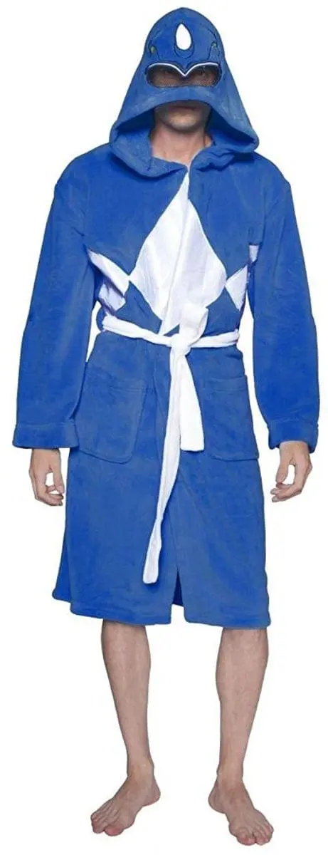 Costume Agent Power Rangers Adult Costume Robe, Blue 1 Costume Agent Power Rangers Adult Costume Robe, Blue