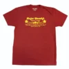 Crowded Coop, LLC Kitsch On The Rocks Major Woody's Men's Burgundy T-Shirt
