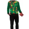 Forum Novelties Tis The Season Light-Up Adult Ugly Christmas Sweater