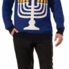 Forum Novelties Hanukkah Adult Ugly Costume Sweater Menora