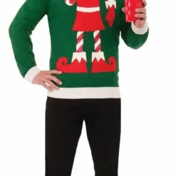 Forum Novelties Holiday Elf Adult Ugly Christmas Sweater
