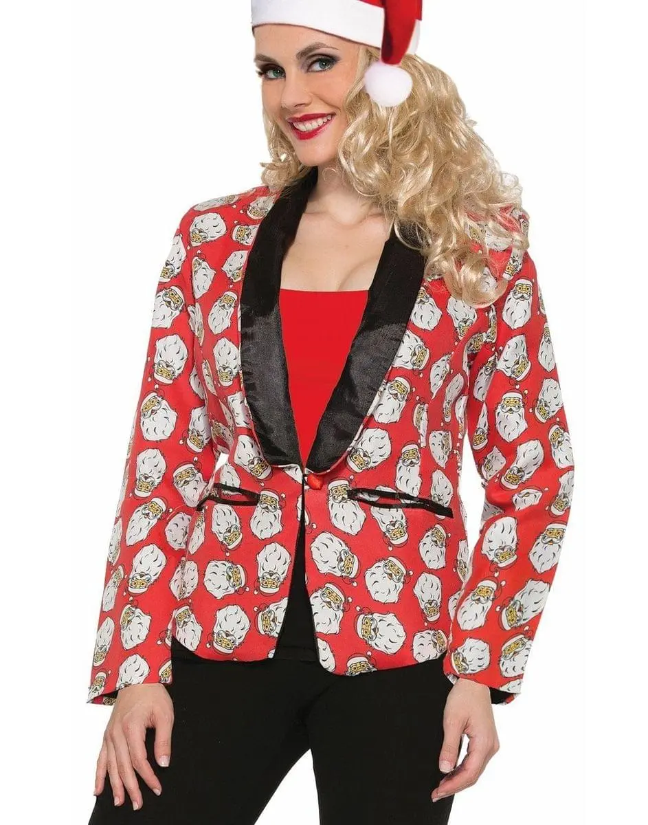 Forum Novelties Santa Claus Blazer Adult Women 1 Forum Novelties Santa Claus Blazer Adult Women