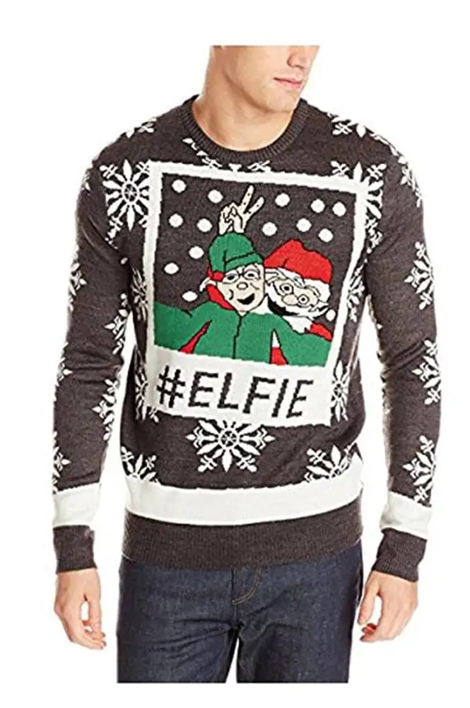 Forum Novelties Christmas Knit Sweater Elfie 1 Forum Novelties Christmas Knit Sweater Elfie