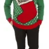 Forum Novelties Naughty Stocking Ugly Christmas Sweater Adult
