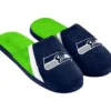 Forever Collectibles Seattle Seahawks NFL Swoop Logo Slide Slippers