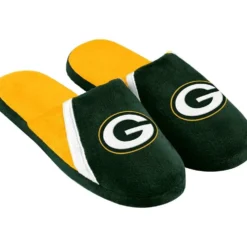 Forever Collectibles Green Bay Packers NFL Swoop Logo Slide Slippers