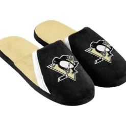 Forever Collectibles Pittsburgh Penguins NHL Swoop Logo Slide Slippers