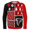Forever Collectibles Atlanta Falcons Busy Block NFL Ugly Sweater
