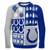 Forever Collectibles Indianapolis Colts Busy Block NFL Ugly Sweater