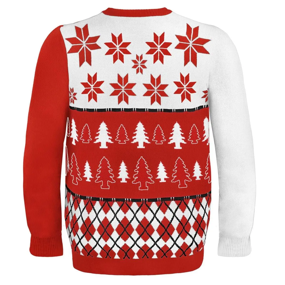 Forever Collectibles Nebraska Busy Block NCAA Ugly Sweater 2 Forever Collectibles Nebraska Busy Block NCAA Ugly Sweater - Image 2