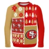 Forever Collectibles San Francisco 49Ers Busy Block NFL Ugly Sweater