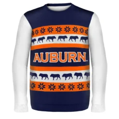 Forever Collectibles Auburn Wordmark NCAA Ugly Sweater