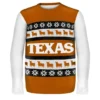Forever Collectibles Texas Wordmark NCAA Ugly Sweater