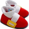 Great Eastern Entertainment Co. Sonic The Hedgehog Red Running Shoes Plush Cosplay Slippers | One Size