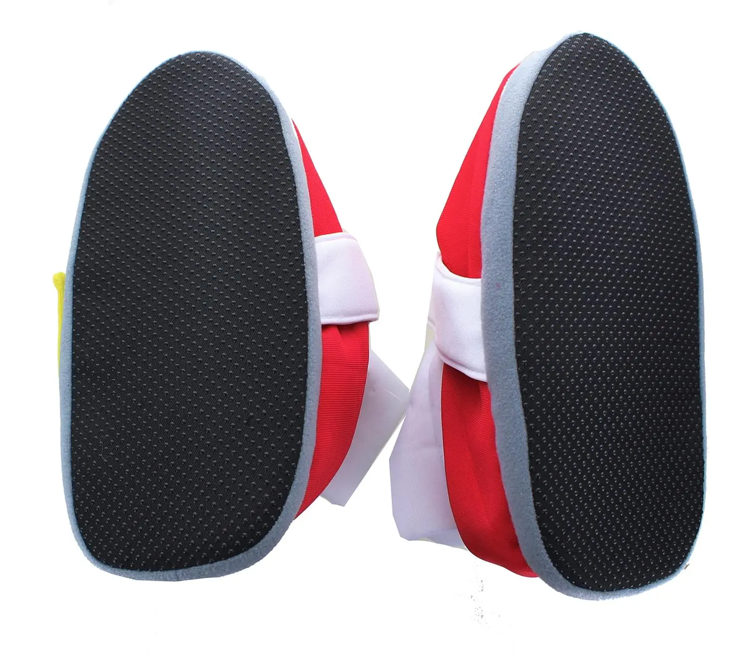 Great Eastern Entertainment Co. Sonic The Hedgehog Red Running Shoes Plush Cosplay Slippers | One Size 2 Great Eastern Entertainment Co. Sonic The Hedgehog Red Running Shoes Plush Cosplay Slippers | One Size - Image 2