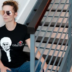 Goodie Two Sleeves The Golden Girls Sophia Petrillo 'The Godmother' Women's T-Shirt | Comfort Fit -Hoodies Sales GOO GG 502BLK PF