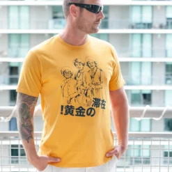Goodie Two Sleeves The Golden Girls 'Stay Golden Japan!' Men's Mustard T-Shirt | Comfort Fit 11 Goodie Two Sleeves The Golden Girls 'Stay Golden Japan!' Men's Mustard T-Shirt | Comfort Fit -Hoodies Sales GOO GGL0055 501 PE