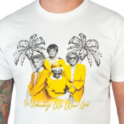 Goodie Two Sleeves The Golden Girls 'On Wednesdays We Wear Gold' Men's T-Shirt | Comfort Fit 9 Goodie Two Sleeves The Golden Girls 'On Wednesdays We Wear Gold' Men's T-Shirt | Comfort Fit -Hoodies Sales GOO GGL0117 501 PC