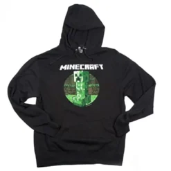JINX Inc. Minecraft Retro Creeper Premium Adult Hoodie