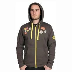 JINX Inc. Overwatch Ultimate Roadhog Zip-Up Hoodie | Grey