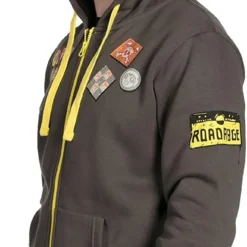 JINX Inc. Overwatch Ultimate Roadhog Zip-Up Hoodie | Grey -Hoodies Sales JNX 7476 PC