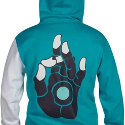 JINX Inc. Overwatch Ultimate Symmetra Zip-Up Hoodie | Teal 5 JINX Inc. Overwatch Ultimate Symmetra Zip-Up Hoodie | Teal -Hoodies Sales JNX 8338 PC