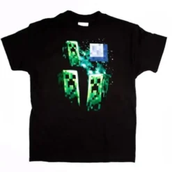 JINX Inc. Minecraft Three Creeper Moon Youth T-Shirt