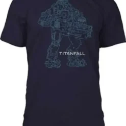 JINX Inc. Titanfall Atlas Outline Premium Cotton Adult T-Shirt