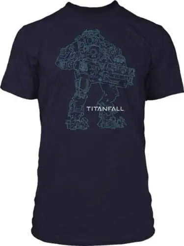 JINX Inc. Titanfall Atlas Outline Premium Cotton Adult T-Shirt 1 JINX Inc. Titanfall Atlas Outline Premium Cotton Adult T-Shirt
