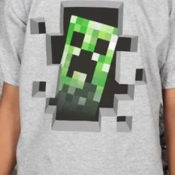 JINX Inc. Minecraft Creeper Inside Youth T-Shirt -Hoodies Sales JNX DF2 CC a71c7297 6249 480a bf3b 981f7f3f9d30