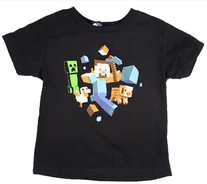 JINX Inc. Minecraft Run Away! Youth T-Shirt 1 JINX Inc. Minecraft Run Away! Youth T-Shirt