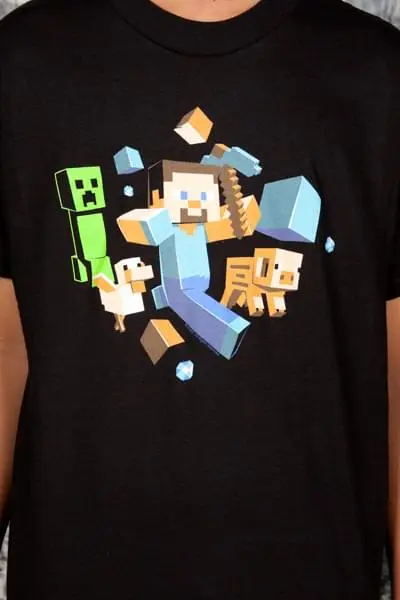 JINX Inc. Minecraft Run Away! Youth T-Shirt 3 JINX Inc. Minecraft Run Away! Youth T-Shirt - Image 3
