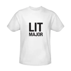 Jakprints Inc. Grown-ish Lit Major Adult White T-Shirt