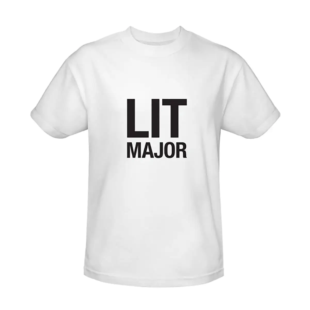 Jakprints Inc. Grown-ish Lit Major Adult White T-Shirt 1 Jakprints Inc. Grown-ish Lit Major Adult White T-Shirt