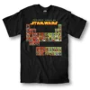 Mighty Fine Star Wars Periodic Table Adult T-Shirt
