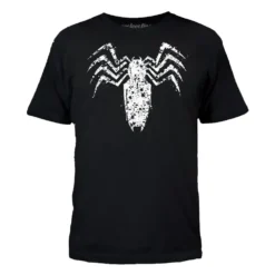 Mighty Fine Marvel Venom Logo Men's Black T-Shirt