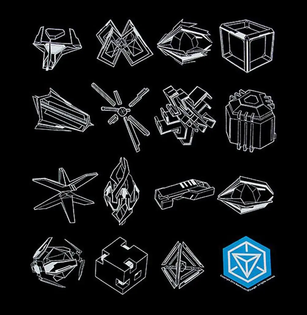 Mighty Fine Ingress Tools Of War Adult T-Shirt 2 Mighty Fine Ingress Tools Of War Adult T-Shirt - Image 2